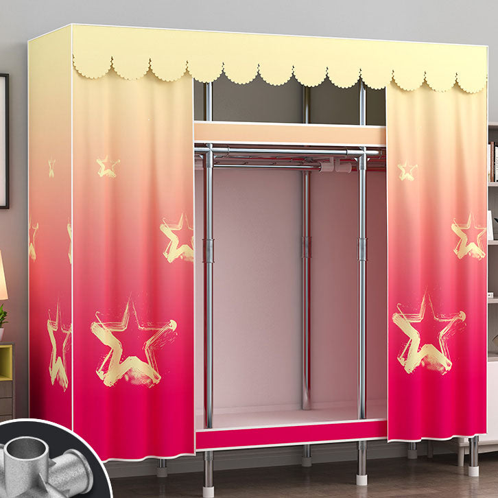 Armadio di guardaroba in acciaio in stile contemporaneo per la casa