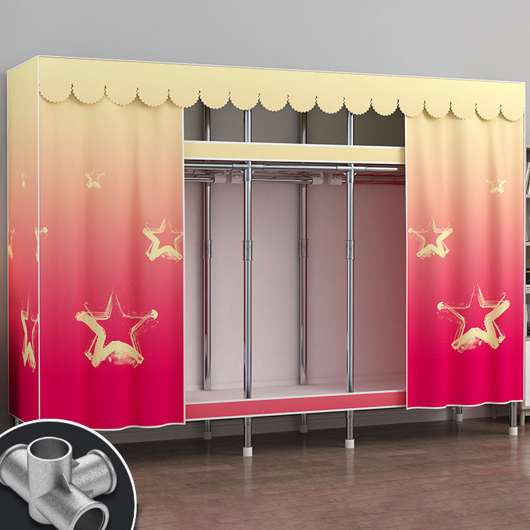 Armadio di guardaroba in acciaio in stile contemporaneo per la casa