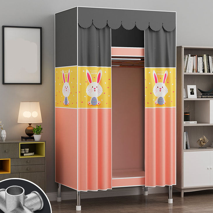 Armadio di guardaroba in acciaio in stile contemporaneo per la casa