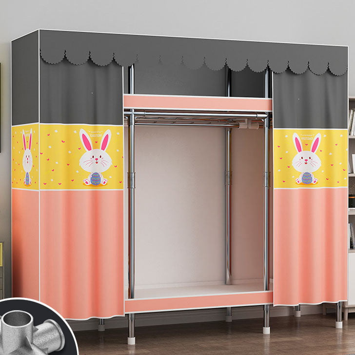 Armadio di guardaroba in acciaio in stile contemporaneo per la casa