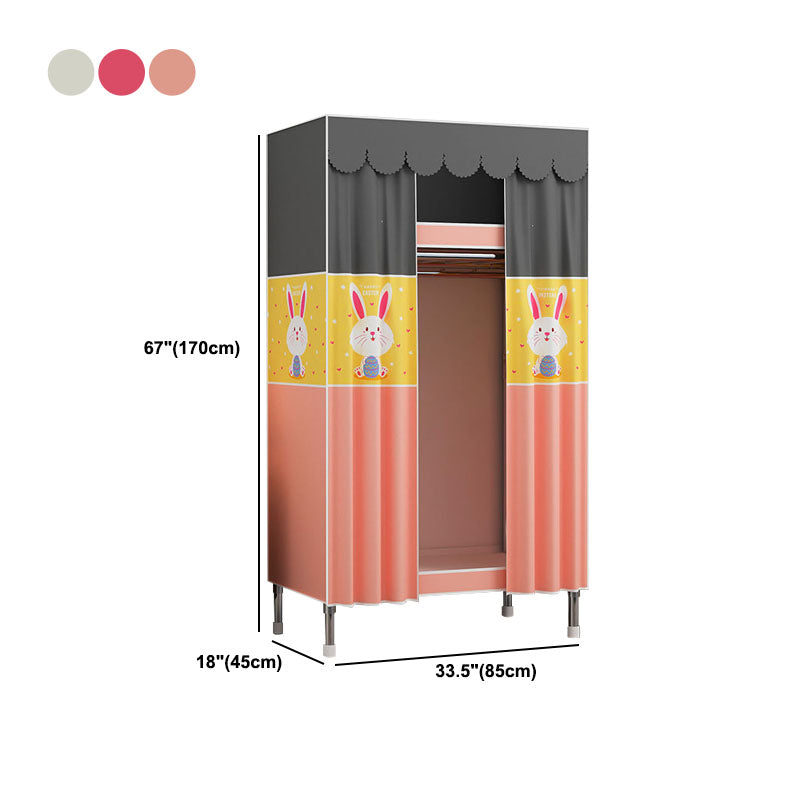 Armadio di guardaroba in acciaio in stile contemporaneo per la casa