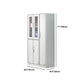 Contemporary Style Steel Wardrobe White Colour Wardrobe Closet with Lock