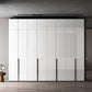 Contemporary Style Wood Wardrobe White Colour Soft Close Door Wardrobe Closet for Home