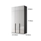 Contemporary Style Wood Wardrobe White Colour Soft Close Door Wardrobe Closet for Home