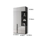 Contemporary Style Wood Wardrobe White Colour Soft Close Door Wardrobe Closet for Home