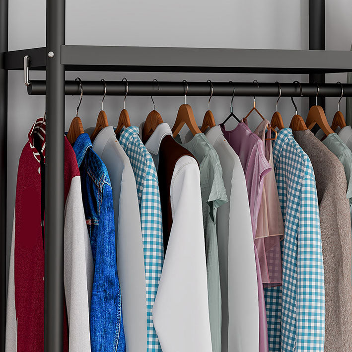 Contemporary Style Wardrobe 1 Door Steel Wardrobe Closet for Home