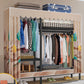 Contemporary Style Wardrobe 1 Door Steel Wardrobe Closet for Home