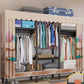 Contemporary Style Wardrobe 1 Door Steel Wardrobe Closet for Home