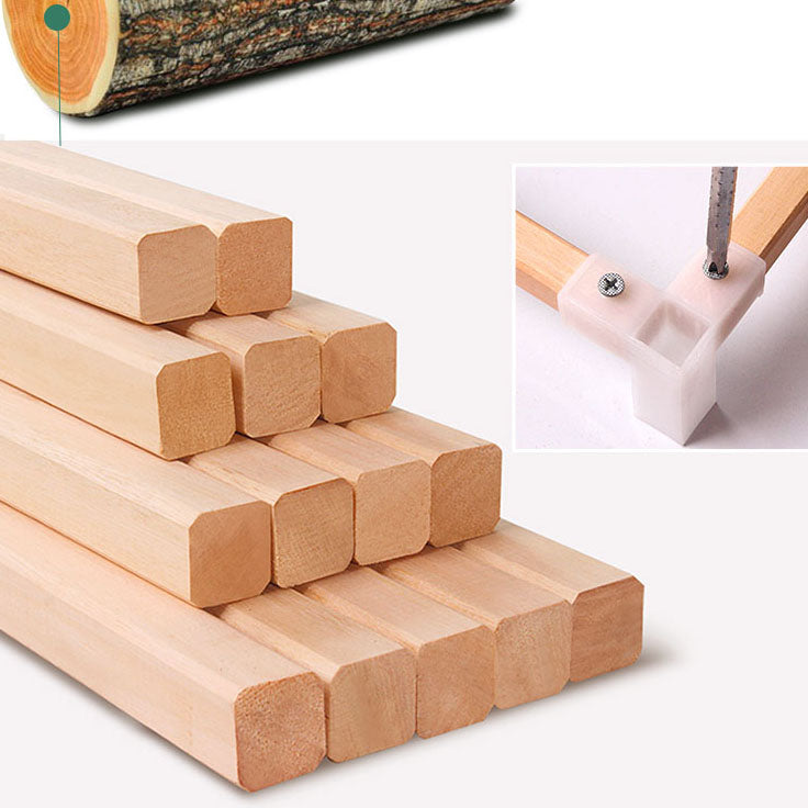 Hedendaagse stijl Solid Wood Garderobe 1-Drawer Garderobe Closet voor thuis