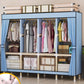 Hedendaagse stijl Solid Wood Garderobe 1-Drawer Garderobe Closet voor thuis