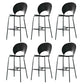 Metal Footrest Bristol Counter Stool Industrial Armless Bar Stool