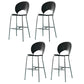 Metal Footrest Bristol Counter Stool Industrial Armless Bar Stool