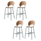 Metal Footrest Bristol Counter Stool Industrial Armless Bar Stool