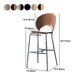 Metal Footrest Bristol Counter Stool Industrial Armless Bar Stool