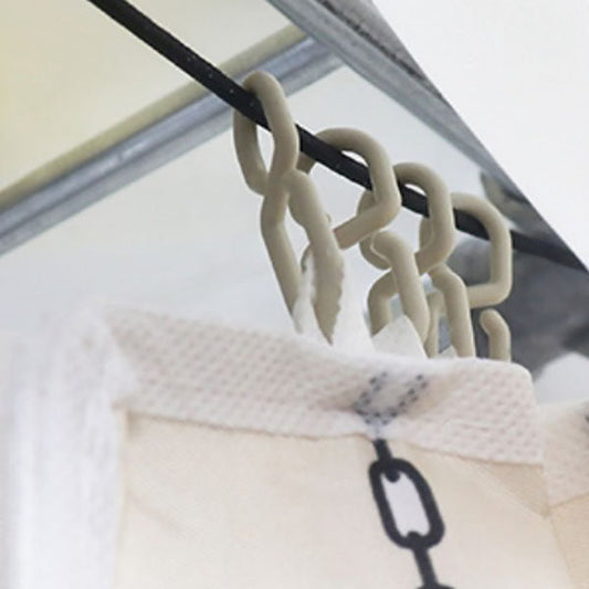 Contemporary Style Steel Wardrobe 2 Shelves Wardrobe Closet for Home