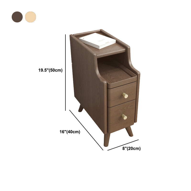 Estantes de la mesa de acento de almacenamiento abierto con la mesa nocturna de la mesa nocturna
