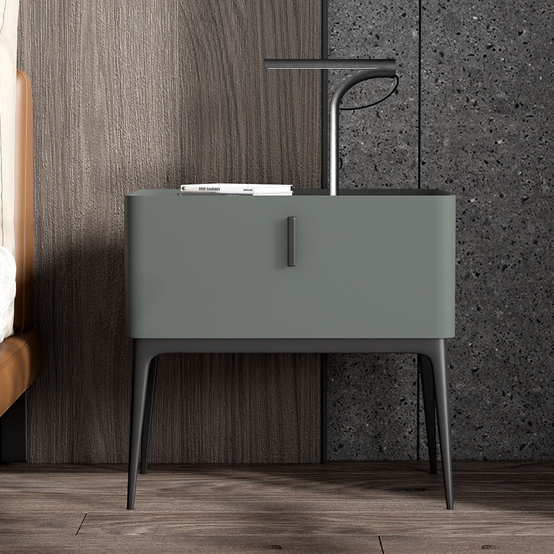 Marmor- und Kunstleder -Nachttisch -Beine gehörten den Nachteil der Nachteile des Nachtbezirks