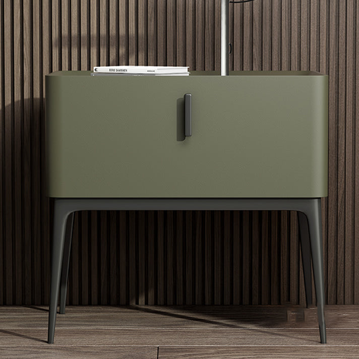 Marmor- und Kunstleder -Nachttisch -Beine gehörten den Nachteil der Nachteile des Nachtbezirks