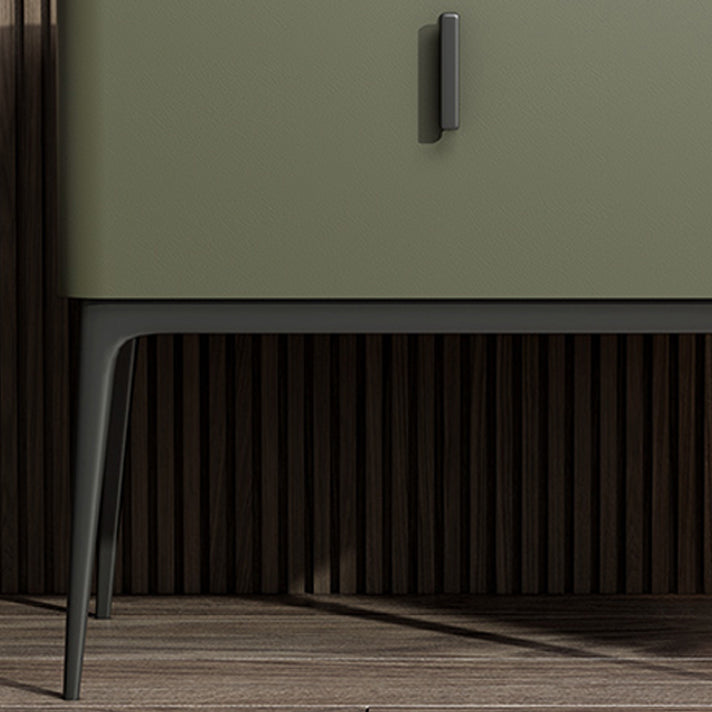 Marmor- und Kunstleder -Nachttisch -Beine gehörten den Nachteil der Nachteile des Nachtbezirks