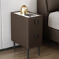 Stone Top Night Tisch moderne 22 Zoll H 2-Drawer Imitation Holz Nachttisch mit Beinen