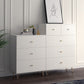 Classic Glam Soft-Close Storage Chest Drawers White Wood Dresser