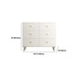 Classic Glam Soft-Close Storage Chest Drawers White Wood Dresser