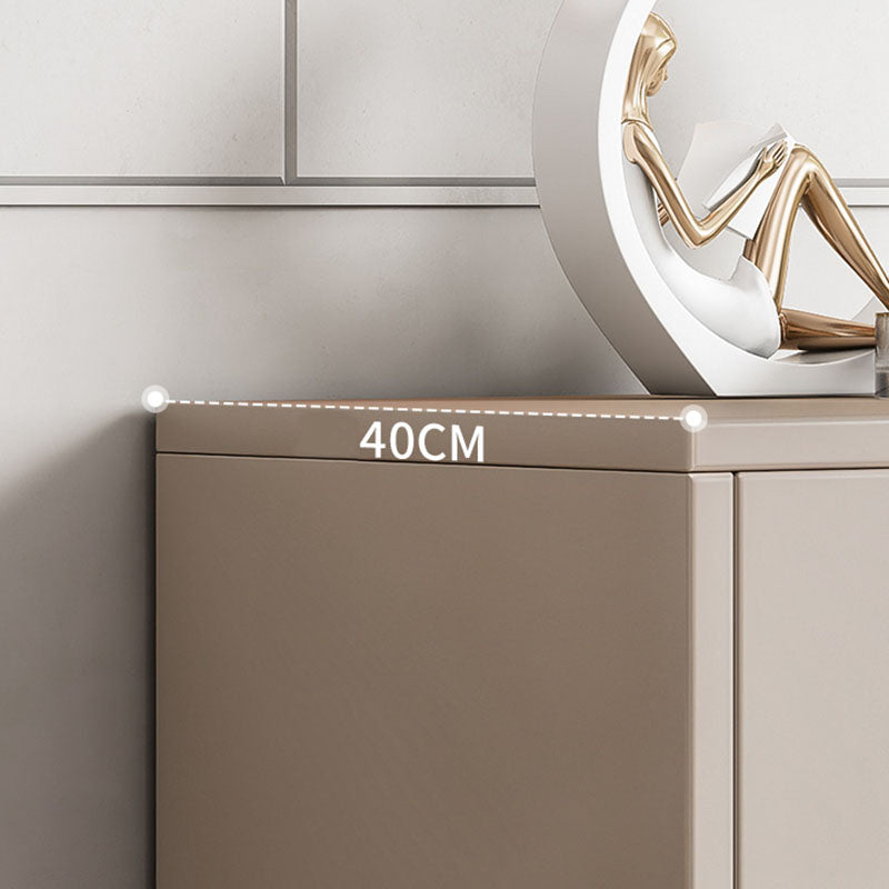 Eigentijdse houten dubbele dressoir slaapkamer horizontale opbergkast