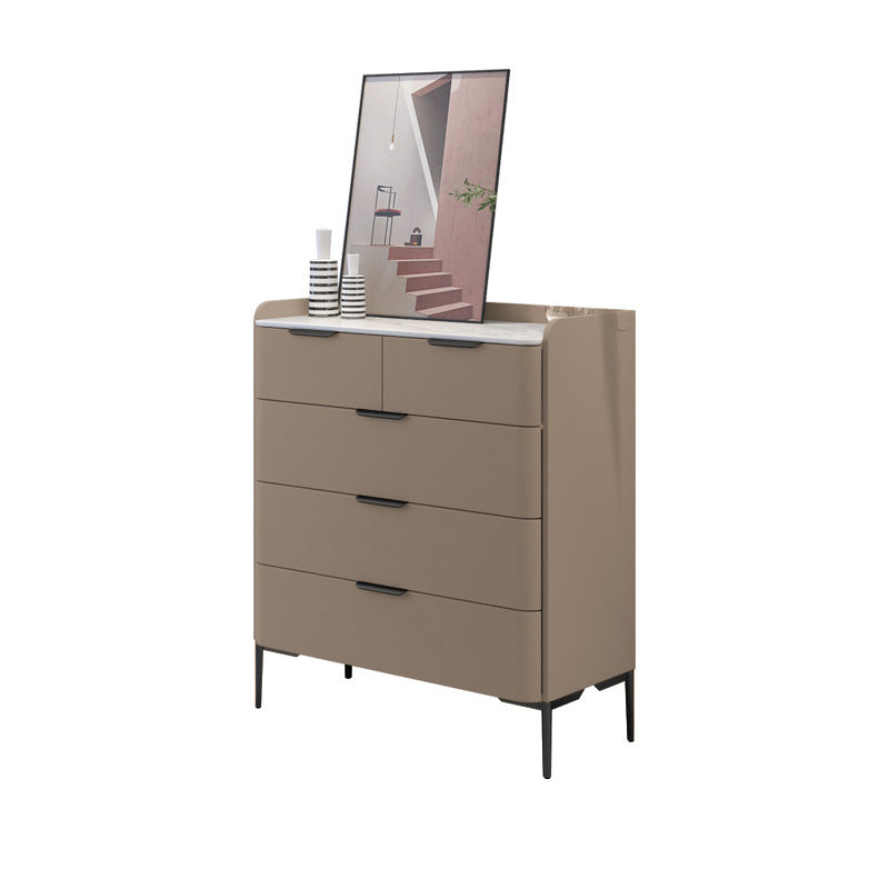 Eigentijdse massief hout lingerie -borst slaapkamer verticale opbergkast