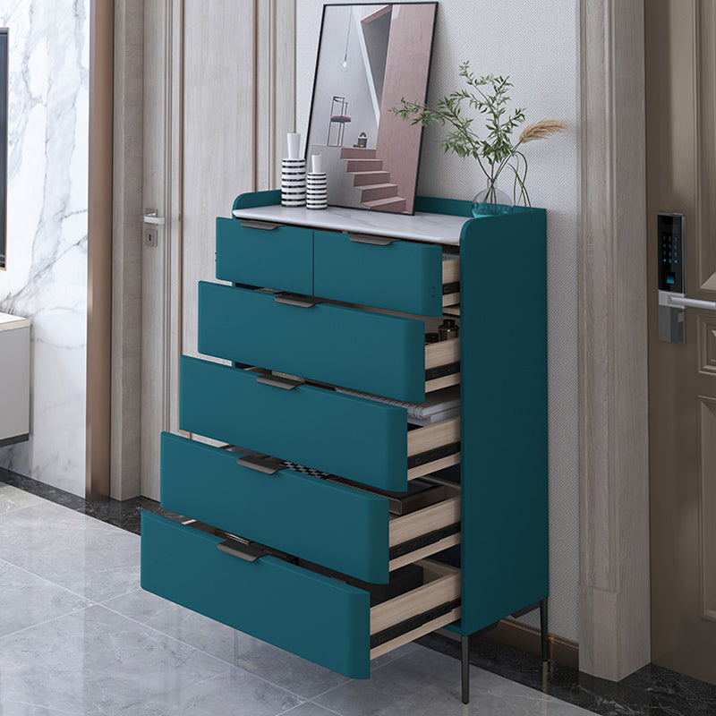 Eigentijdse massief hout lingerie -borst slaapkamer verticale opbergkast