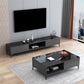 15.75-Inch High Modern TV Stand 2 Doors Open Storage TV Console Clearhalo 'furn' 'furn_tv_stands_entertainment_centers' 'Furniture' 'Living Room Furniture' 'TV Stands & Entertainment Centers' 'TV Stands & Media Storage Furniture' 'tv_stands_entertainment_centers' 5780044