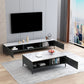 15.75-Inch High Modern TV Stand 2 Doors Open Storage TV Console Clearhalo 'furn' 'furn_tv_stands_entertainment_centers' 'Furniture' 'Living Room Furniture' 'TV Stands & Entertainment Centers' 'TV Stands & Media Storage Furniture' 'tv_stands_entertainment_centers' 5780046