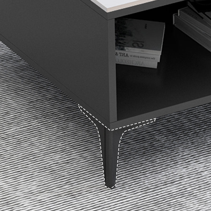 15.75-Inch High Modern TV Stand 2 Doors Open Storage TV Console Clearhalo 'furn' 'furn_tv_stands_entertainment_centers' 'Furniture' 'Living Room Furniture' 'TV Stands & Entertainment Centers' 'TV Stands & Media Storage Furniture' 'tv_stands_entertainment_centers' 5780048