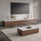 Console multimediale per TV contemporanea in legno Porta TV marrone con cassetti