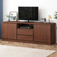 Mobile TV tradizionale H da 58 pollici, supporto TV in legno con 2 ante