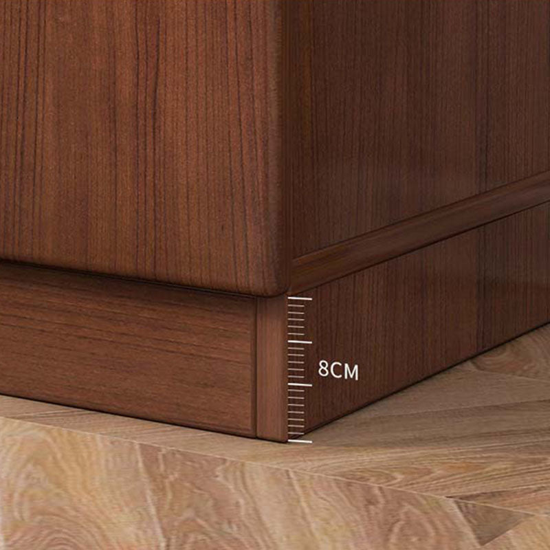 Mobile TV tradizionale H da 58 pollici, supporto TV in legno con 2 ante