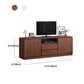 Mobile TV tradizionale H da 58 pollici, supporto TV in legno con 2 ante