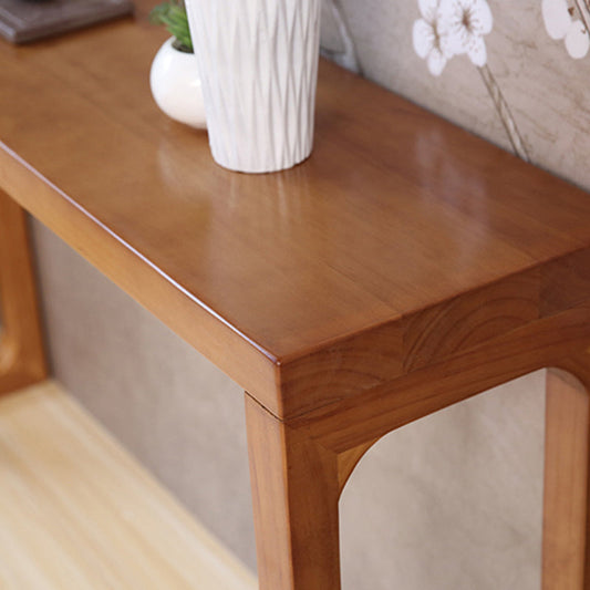 Mesa de consola de consola moderna de mediados de siglo Mesa de consola de sofá rectángulo