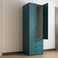 Blauw gemanipuleerde houten garderobe kast eigentijdse garderobe armoire