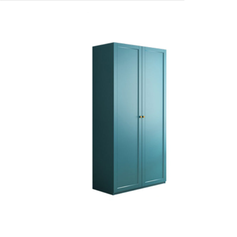 Blauw gemanipuleerde houten garderobe kast eigentijdse garderobe armoire