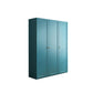 Blauw gemanipuleerde houten garderobe kast eigentijdse garderobe armoire