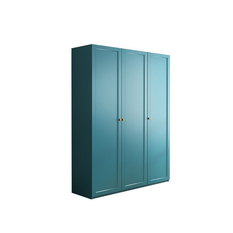 Blauw gemanipuleerde houten garderobe kast eigentijdse garderobe armoire