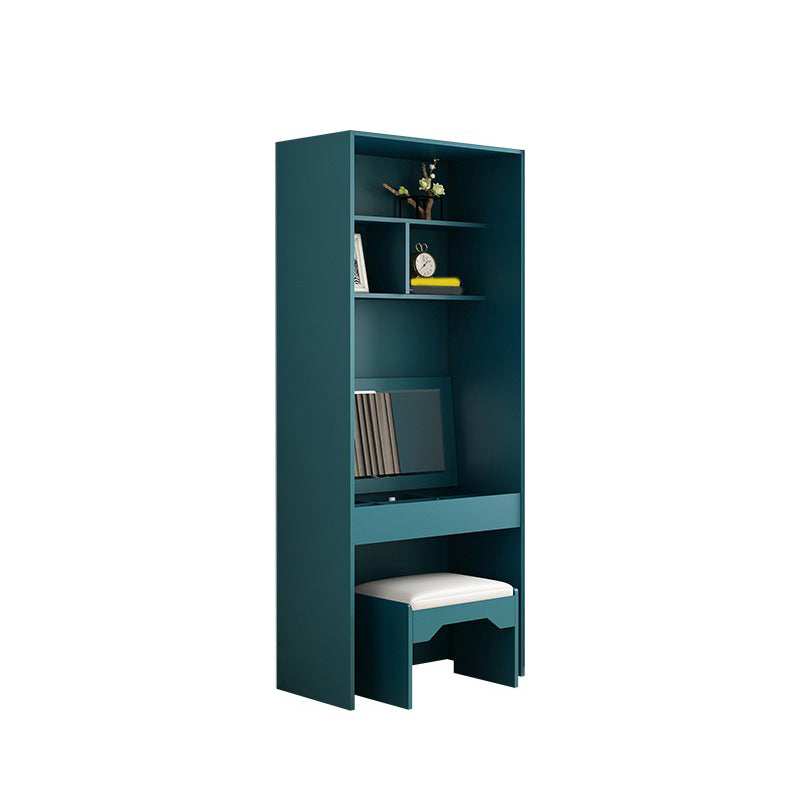 Blauw gemanipuleerde houten garderobe kast eigentijdse garderobe armoire