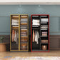 Modern Style Wooden Wardrobe Cloth Rod Included Wardrobe Closet for Bedroom