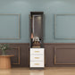 Modern Style Wooden Wardrobe Cloth Rod Included Wardrobe Closet for Bedroom