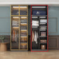 Modern Style Wooden Wardrobe Cloth Rod Included Wardrobe Closet for Bedroom