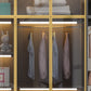 Modern Style Wooden Wardrobe Cloth Rod Included Wardrobe Closet for Bedroom