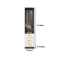 Modern Style Wooden Wardrobe Cloth Rod Included Wardrobe Closet for Bedroom