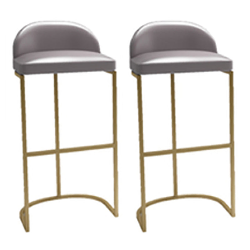 Glam Bar Table Set 1/2/3 Pcs Storage Bar Table with Bar Stools Grey 30"H Stools (Set of 2) Clearhalo 'Bar Furniture' 'furn' 'furn_home_bar_bar_sets' 'Furniture' 'Home Bars & Bar Sets' 'home_bar_bar_sets' 'Kitchen & Dining Furniture' 5780594