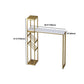 Glam Bar Table Set 1/2/3 Pcs Storage Bar Table with Bar Stools Clearhalo 'Bar Furniture' 'furn' 'furn_home_bar_bar_sets' 'Furniture' 'Home Bars & Bar Sets' 'home_bar_bar_sets' 'Kitchen & Dining Furniture' 5780615