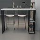 Rectangle Solid Wood Bar Table Set Luxurious 1/2/3 Pieces Counter Table with High Stools 3 Pieces: Table, 2 Stools Clearhalo 'Bar Furniture' 'furn' 'furn_home_bar_bar_sets' 'Furniture' 'Home Bars & Bar Sets' 'home_bar_bar_sets' 'Kitchen & Dining Furniture' 5780622